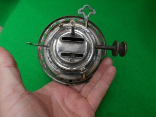 Antique silver plated Hinks No 2 Duplex Oil Lamp burner 6