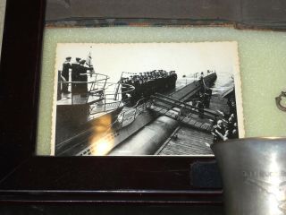 U - 91 set.  engraved watch,  photo album,  presented by ACE,  W/ BRING BACK CERTIFICATE 6
