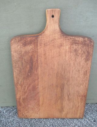 Vintage Bread Cutting Board Primitive Country 13 - 3/8 " X 9 ",  Hardwood