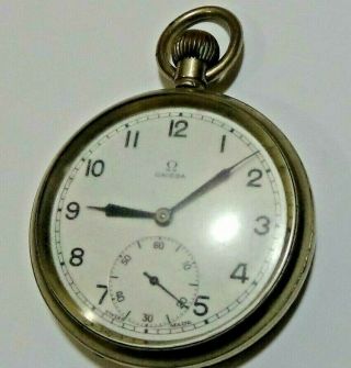 Vintage Omega Pocket Watch - Historic Tasmanian Government Rail 50mm Watch