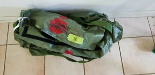 Australian Army Green Vinyl Dive Bag - Large Duffle / Duffel / Echelon / Kit Bag 3