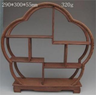 Pretty Wood Stand /shelf For Netsuke / Snuff Bottles Or Curios B02