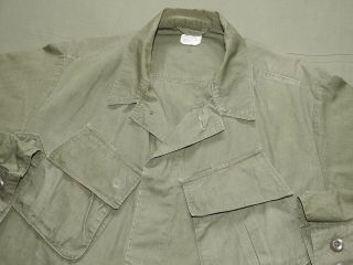 Us Army Usmc Marine Vietnam Poplin Jungle Jacket Large Reg 1967 Vtg Combat Coat