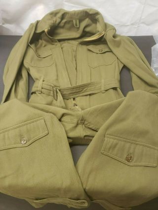 Wwii An6550 M - 42 Flight Suit And Type L - 1a Flight Suit