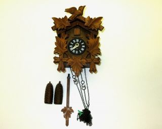 Vintage West - German Black Forest Cuckoo Clock,  Needs Bellows