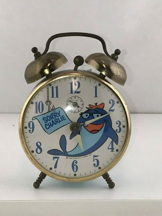 Vintage Advertising 1969 Star - Kist Charlie Tuna Alarm Clock With Luminous Hands