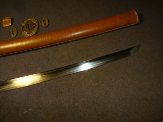 Japanese WWll Army pilot,  tank crew`s sword in combat mountings 