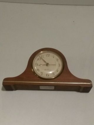 Antique Vintage Seth Thomas Cherry Mantelette Clock Model 15485 Made In Usa
