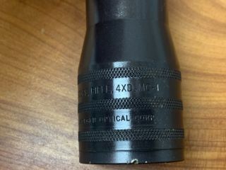 Kollmorgen Optical 4XD MC - 1 US FSN 4x M1D M1C Scope Sniper NOT M84 ALASKAN 7