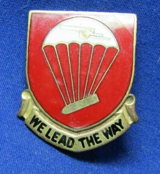 Wwii 456th Parachute Field Artillery Battalion Di Unit Pin By Meyer Very Rare