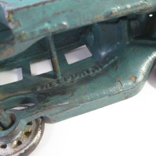 Vintage 1920 ' s ARCADE CAST IRON FORD MODEL T SEDAN BLUE CAR TOY 5 