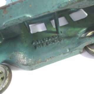 Vintage 1920 ' s ARCADE CAST IRON FORD MODEL T SEDAN BLUE CAR TOY 5 