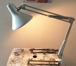 Vintage Industrial 1001 Anglepoise Lamp.  Workshop Work Spot Light.  Retro Mancave
