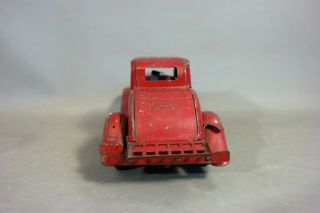 1930 ' s Antique GIRARD Old FIRE CHIEF Pressed Steel SIREN COUPE Vintage TOY CAR 4