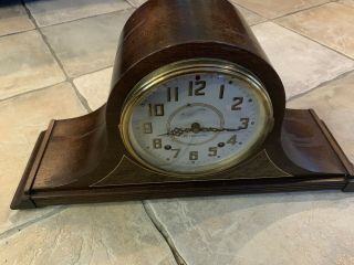 Vintage Seth Thomas Rare  Plymouth  Camelback Mantle Clock Circa 1900 