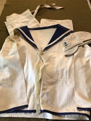 Ww2 Japanese Navy Summer Uniform - Jumper/cap/trousers - Vet Bring Back