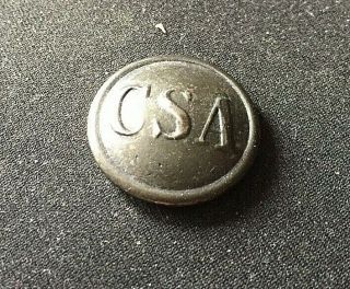 Rare Csa Civil War Confederate Button