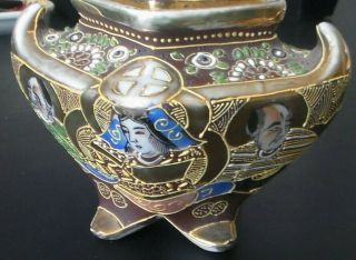 Rare,  Highly Detailed,  Satsuma Japanese Porcelain,  Incense Burner