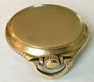 Elgin Railroad Grade 571 Pocket Watch 21j,  16s 10K Gold Filled OF case 4