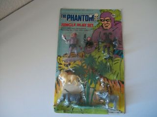 Vintage Carded The Phantom Jungle Play Set