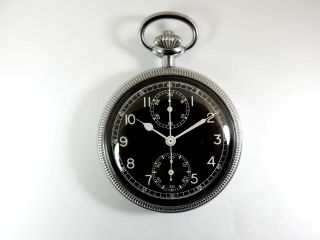 Mega Rare Breitling Ww2 Us Military Navigatonal Chronograph Watch Serviced