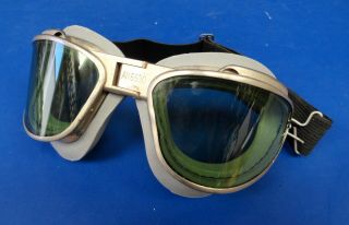 Chas.  Fischer An - 6530 Flying Goggles W/two Piece Cushions
