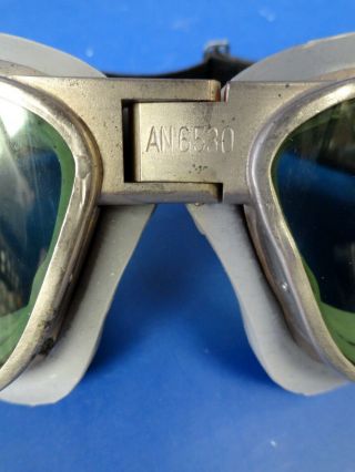 CHAS.  FISCHER AN - 6530 FLYING GOGGLES W/TWO PIECE CUSHIONS 2