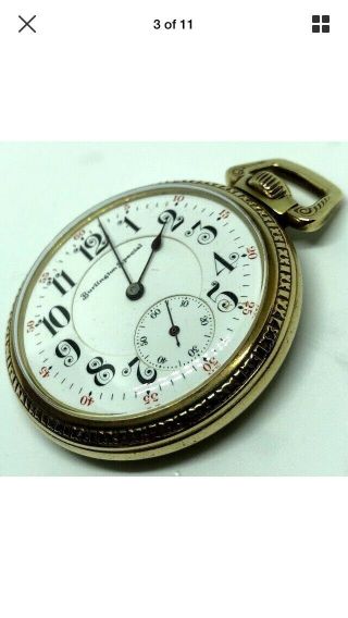 Burlington Special 16 size,  19 jewel,  1914 - Pocket Watch.  Stem Wound,  Lever Set. 2