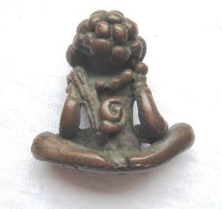 UNIQUE 3D SITTING THAILAND BUDDHA AMULET PENDANT 2