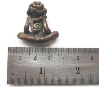 UNIQUE 3D SITTING THAILAND BUDDHA AMULET PENDANT 4