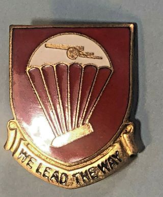 Ww2,  Us Army Airborne,  456th Parachute Field Artillery Dui,  Pinback,  Ns Meyer Hm