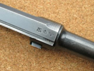 P08 1940 WWII E/655 P38 Mauser barrel & slide Luger - well marked 3