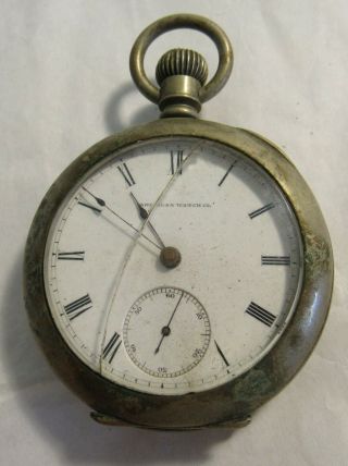 1864 Waltham Pocket Watch Model 1857 Old 11 Jewels Wm Ellery Antique Bartlett