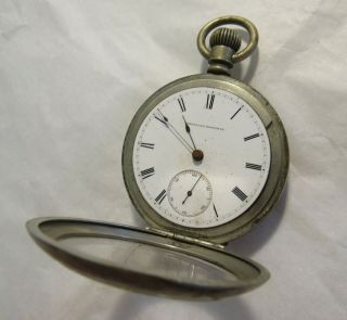 1864 Waltham Pocket Watch Model 1857 Old 11 Jewels Wm Ellery Antique Bartlett 2