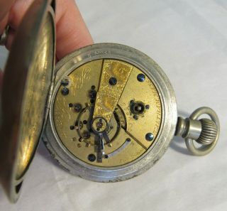 1864 Waltham Pocket Watch Model 1857 Old 11 Jewels Wm Ellery Antique Bartlett 5