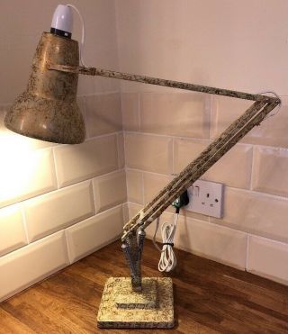 Vintage Herbert Terry 1227 Anglepoise Lamp,  Stepped Base