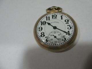 Illinois 60 Hour 16s Bunn Special 21 Jewel Pocket Watch