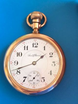 1912 SOUTH Bend 17 JEWEL 215 POCKET WATCH SWING OUT 128 3