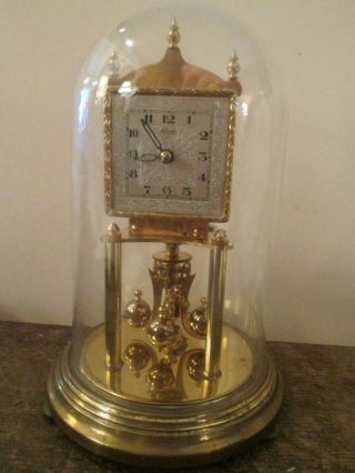 Vintage Kundo Anniversary Clock Rare Square Face Germany