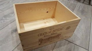 3 x FRENCH WOODEN WINE CRATES BOXES PLANTER HAMPER DRAWERS STORAGE. 7