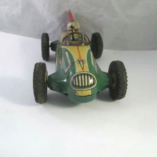 Vintage HADSON JAPAN TIN LITHO No.  7 ROCKET RACER FRICTION CAR 5