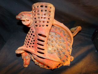 Antique/vintage Hand - Crank Cast Iron Corn Sheller " Never Fail " By Root Heath Mfg