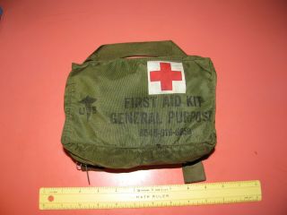 Late Vietnam Era U.  S Military Helicopter Aero Type First Aid Kit With Contents