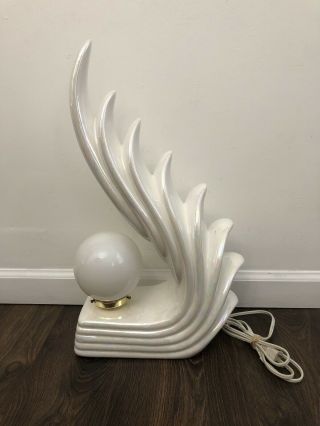 Vintage/ Mid Century/ Art Deco Ceramic Lamp