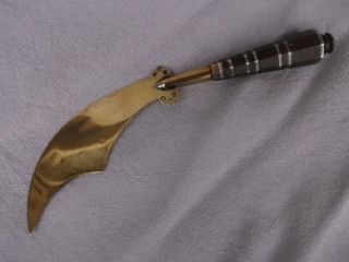 Early 20th Century Hand Made Brass Letter Opener
