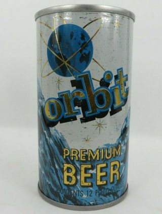 Orbit Beer Can Space Age Race Mid Century Modern Design Satellites Miami Florida