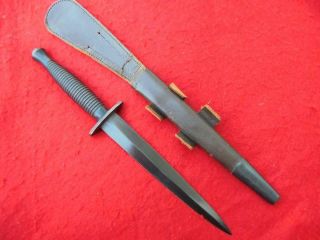 Minty Wwii British Fairbairn Sykes 3rd Pattern Fighting Knife.  Broad Arrow I