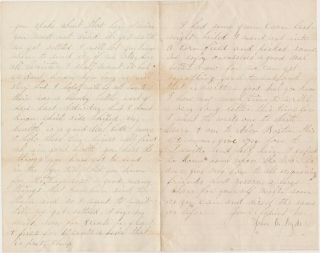 1862 CIVIL WAR SOLDIER LETTER - FORT SCOTT VA - w/COVER LATE USE OF 1857 ISSUE 2