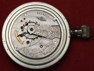 1898 Waltham Grade 820 Model 1883 18s 15j Pocket Watch w/ TRAIN - Parts/Repair 4