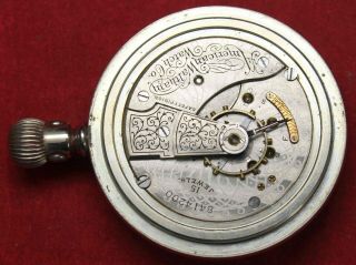 1898 Waltham Grade 820 Model 1883 18s 15j Pocket Watch w/ TRAIN - Parts/Repair 5
